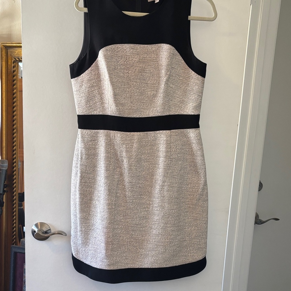 Banana Republic Black and Cream Dress